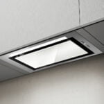 Elica Sleek 2.0 80cm Built In Extractor Hood in White Glass