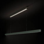 BORA Horizon LHFMG Fixed Pendant Light in Moss Green