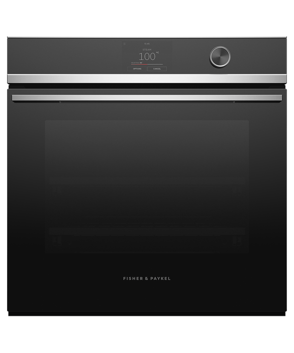 Fisher & Paykel Black/Salmon Os60sdtdx2 Built In Steam Combi Oven