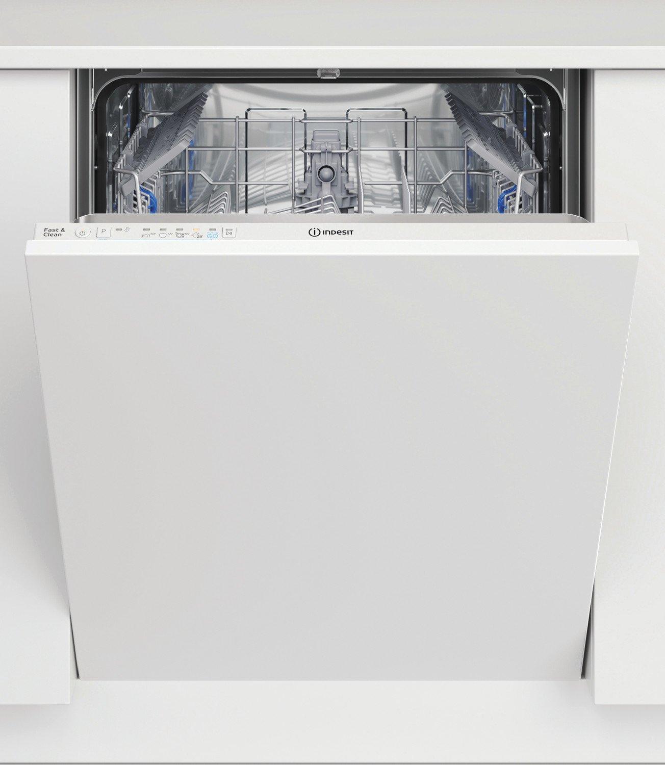 Indesit D2IHL326UK Full Size Dishwasher – White- 14 Place Settings
