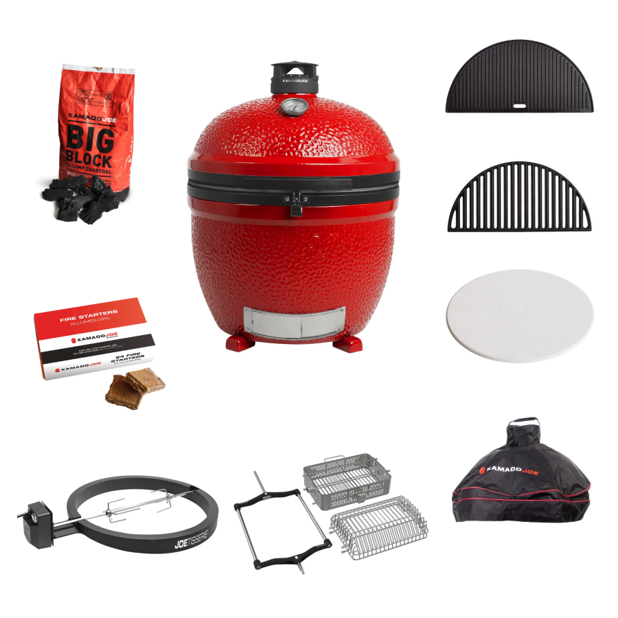 Kamado Joe BJ-ADVEPACK-S2 Big Joe Grill Series 2 Standalone with Adventurer Pack