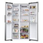 Haier HSR5918DNMP 90.5cm Total No Frost Fridge Freezer – Pt. Inox