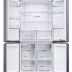 Haier HCR5919EHMB Freestanding Quad Door Fridge Freezer