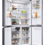 Haier HCR5919EHMB Freestanding Quad Door Fridge Freezer