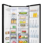 Hisense RS694N4TBE 91cm American Style Fridge Freezer – Black