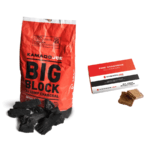 Kamado Joe KJ-CHARPACK-6 40 x Big Block XL Lump Charcoal with 20 x Fire Lighters