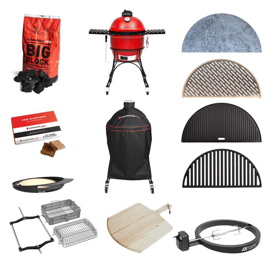 Kamado Joe KJ-VOYAPACK-C1 Classic Joe Grill Series 1 with Voyager Pack