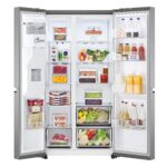 LG GSLV50PZXL 91.3cm Frost Free American Style Fridge Freezer – Shiny Steel