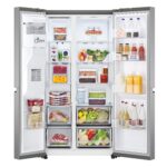 LG GSLV71PZTD 91.3cm Frost Free American Style Fridge Freezer – Shiny Steel