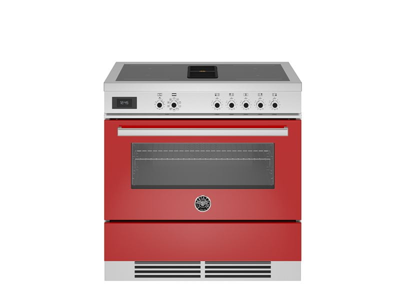 Bertazzoni PROCH94I1EROT 90cm Pro Series Range Cooker with Integrated Extractor