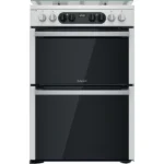 Hotpoint HDM67G8C2CX/UK 60cm Freestanding Cooker with Gas Top