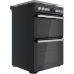 Hotpoint HDM67G9C2CSB/UK 60cm Freestanding Cooker with Gas Top