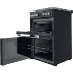 Hotpoint HDM67G9C2CSB/UK 60cm Freestanding Cooker with Gas Top