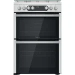 Hotpoint HDM67G9C2CX/U 60cm Freestanding Cooker with Gas Top