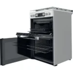 Hotpoint HDM67G9C2CX/U 60cm Freestanding Cooker with Gas Top