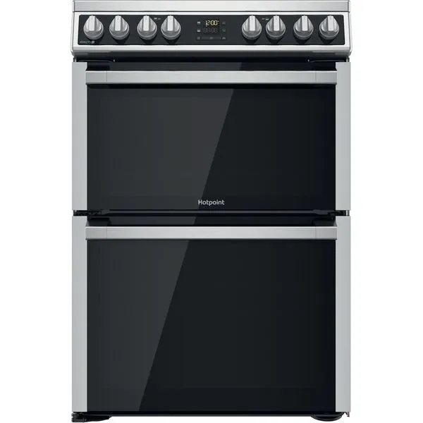 Hotpoint HDM67V8D2CX/UK 60cm Freestanding Cooker with Ceramic Top