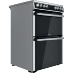 Hotpoint HDM67V8D2CX/UK 60cm Freestanding Cooker with Ceramic Top