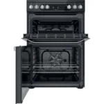 Hotpoint HDM67V9HCB/U 60cm Freestanding Cooker with Ceramic Top