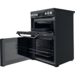 Hotpoint HDM67V9HCB/U 60cm Freestanding Cooker with Ceramic Top