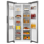 Midea MDRS619FGF46 83.5cm Fridge Freezer – Stainless Steel
