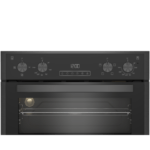 Blomberg RODN9202DX 59.4cm Built In Electric Double Oven – Dark Steel