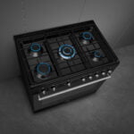 Smeg CX91GMBL 90cm Range Cooker with Gas Top