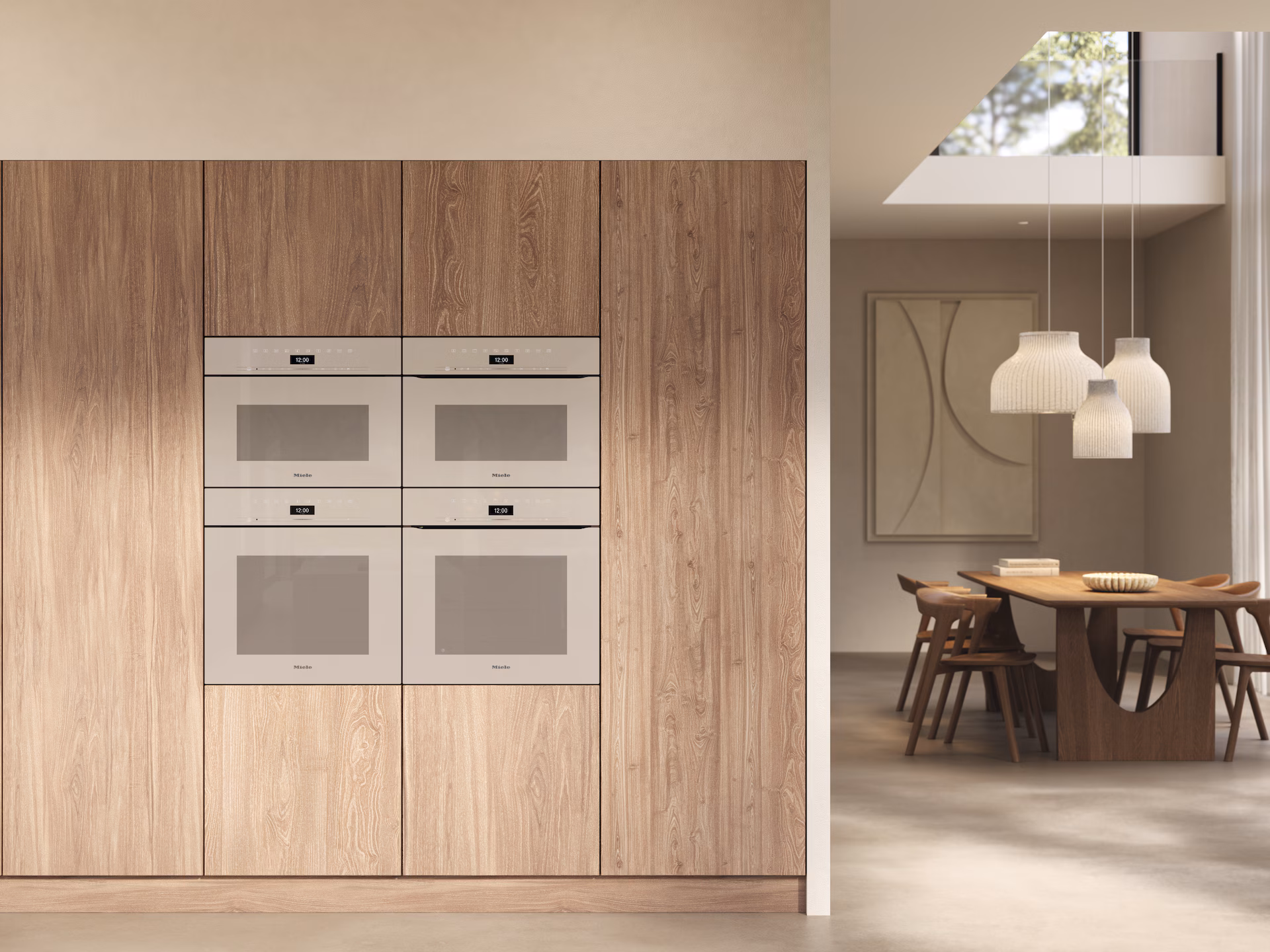 Miele DGC7460 HCX Pro Built In Steam Combi Oven in Pearl Beige