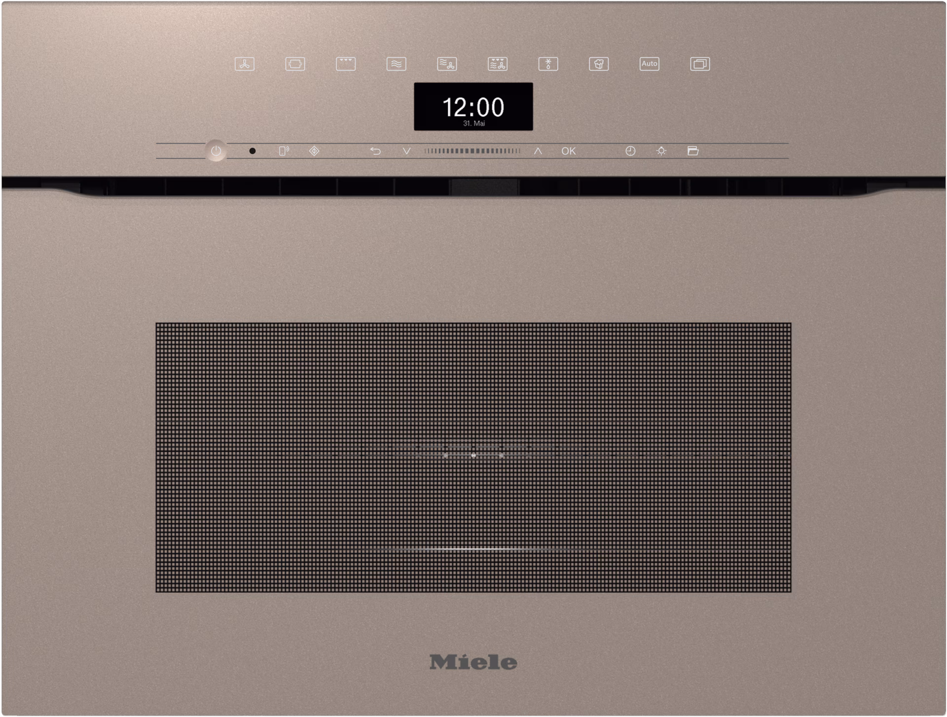 Miele H7440BMX Built In Microwave Combi Oven in Pearl Beige