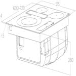 Elica Fit 3Z 70cm Vented Induction Hob