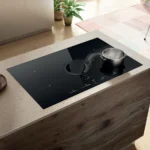 Elica Switch Glow RC 83cm Recirculating Vented Induction Hob in Black Glass