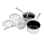 Ninja C63000UK 3 Piece Pan Set in Stainless Steel