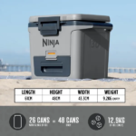 Ninja FB131UKGY FrostVault 28L Hard Cooler in Grey