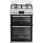 Blomberg GGRN655W 60cm Freestanding Gas Double Oven with Gas Hob in White