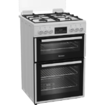 Blomberg GGRN655W 60cm Freestanding Gas Double Oven with Gas Hob in White