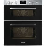 Smeg DUSF400B Built In Under Counter Double Oven