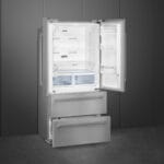 Smeg FQ55FXDE Freestanding French Door Fridge Freezer
