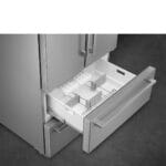 Smeg FQ55FXDE Freestanding French Door Fridge Freezer