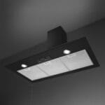 Smeg KSED95MBL 90cm Wall Extractor Hood