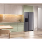 Samsung RS70F64KETEU 91cm American Style Fridge Freezer in Silver