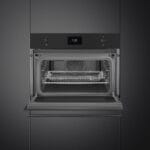 Smeg SO4301M1N Built In Single Oven with Microwave