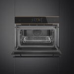 Smeg SO4606WM2PNR Built In Single Oven with Microwave