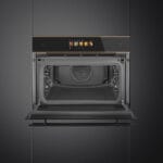 Smeg SO4606WM2PNR Built In Single Oven with Microwave
