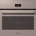 Miele H7440BM Built In Microwave Combi Oven in Pearl Beige