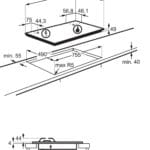 AEG HVB8453IB 80cm Gas on Glass Hob