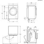 AEG LFR84866UC 8kg 1600rpm Freestanding Washing Machine