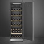 Smeg SCV115G 185cm Freestanding Dual Zone Wine Cooler