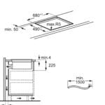 AEG TCH74B01FZ 70cm Vented Induction Hob
