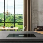 Elica Switch EVO RC 83cm Recirculating Vented Induction Hob in Black Glass