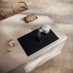 Elica NT-SWH-EVO-BL Switch EVO RC 83cm Recirculating Vented Induction Hob in Black Glass