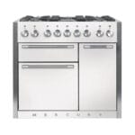Mercury MCY1000DFSD 100cm Gas Range Cooker Snowdrop